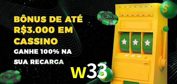w33 melhor bônus de depósito